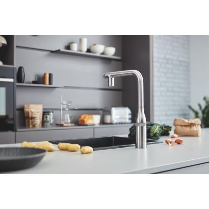 GROHE 31653AP0 - Køkkenvask K700U 457 × 406 mm sten/sort