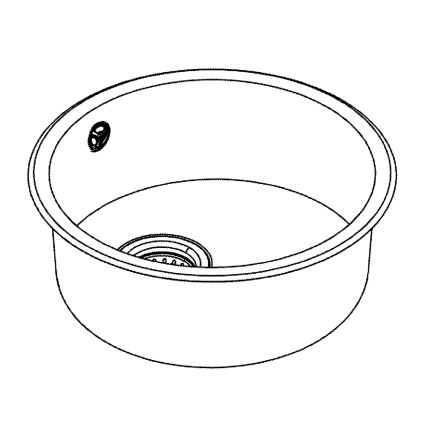 GROHE 31720SD0 - Køkkenvask K200 440 x 440 x 180 rustfrit stål