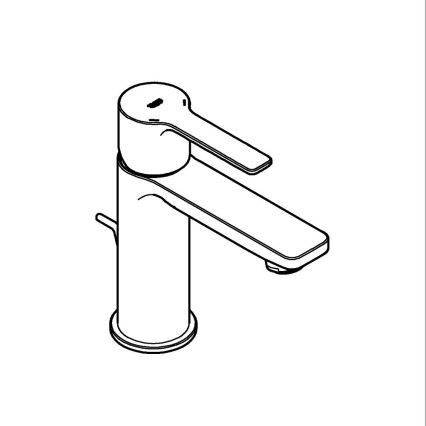 GROHE 32109GL1 - håndvaskarmatur LINEARE i guld