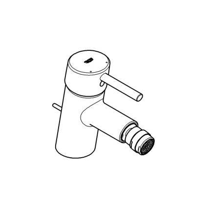 GROHE 32208001 - Bidetarmatur CONCETTO DN 15 poleret krom