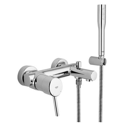 GROHE 32212001 - Badekarsæt CONCETTO med blandingsbatteri, blank krom