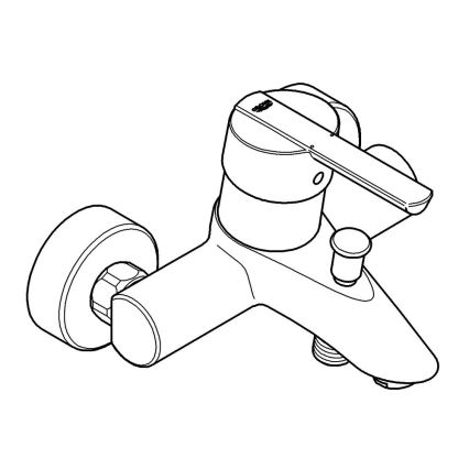 GROHE 32269000 - Badekarbatteri FEEL DN 15 poleret krom