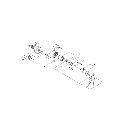 GROHE 32270000 - Brusebatteri FEEL DN 15 poleret krom