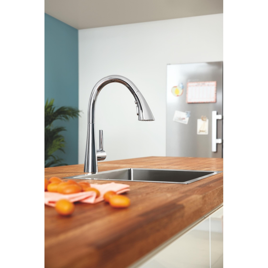 GROHE 32294002 - Køkkenarmatur ZEDRA 401 mm, poleret krom