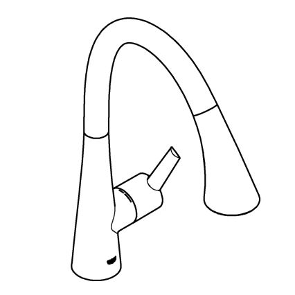 GROHE 32294DC2 - Køkkenbatteri ZEDRA i rustfrit stål