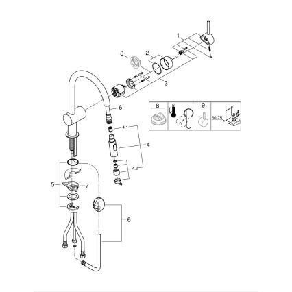 GROHE 32321DL2 - Vaskebatteri A, bronzefarvet