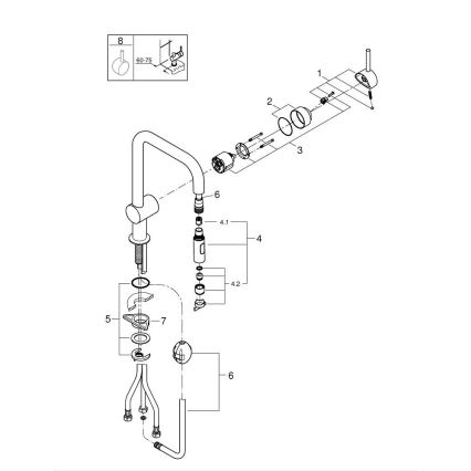 GROHE 32322DL2 - Køkkenarmatur A i bronze