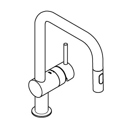 GROHE 32322DL2 - Køkkenarmatur A i bronze