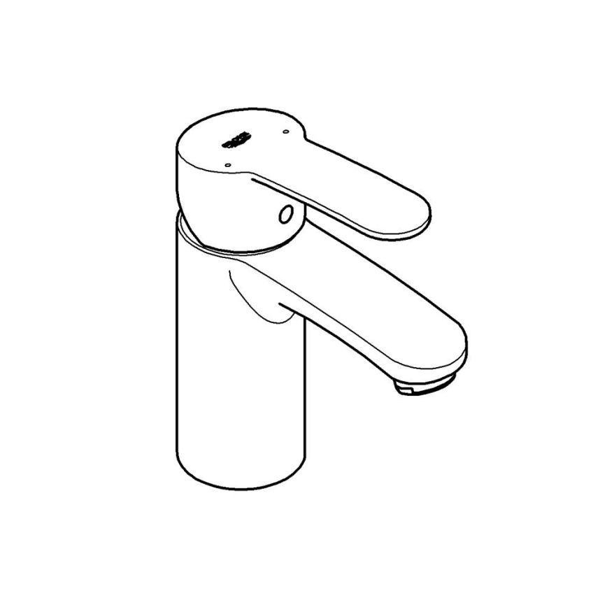 GROHE 3246820E - Håndvaskarmatur EUROSTYLE COSMOPOLITAN størrelse S krom