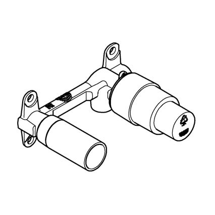 GROHE 32635000 - Indbygningsbatteri DN 15 DR - Messing
