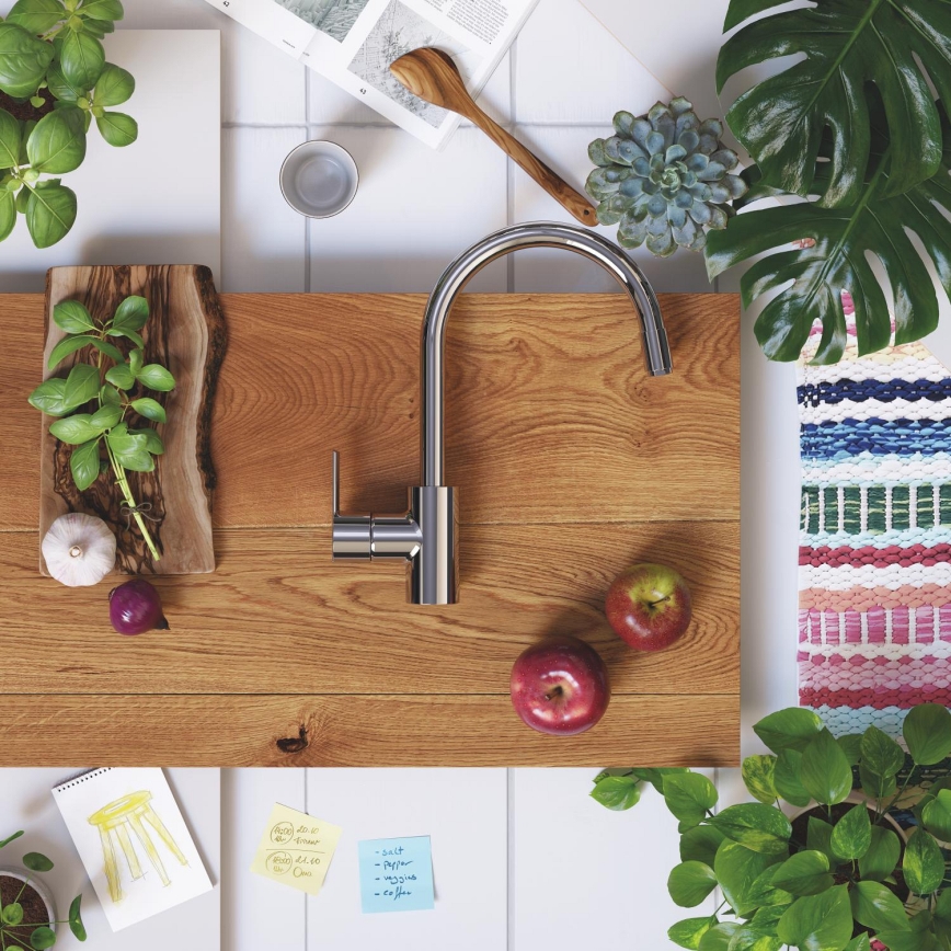 GROHE 32671002 - Køkkenarmatur FEEL i blank krom