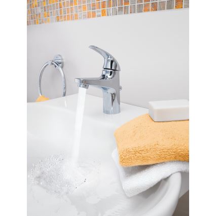 GROHE 32805000 - BAUCURVE håndvaskarmatur DN 15 i poleret krom