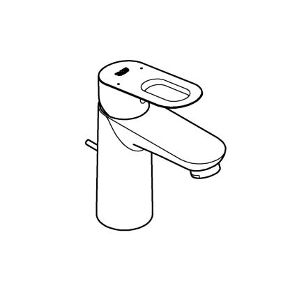 GROHE 32814000 - BAULOOP håndvaskarmatur, blank krom