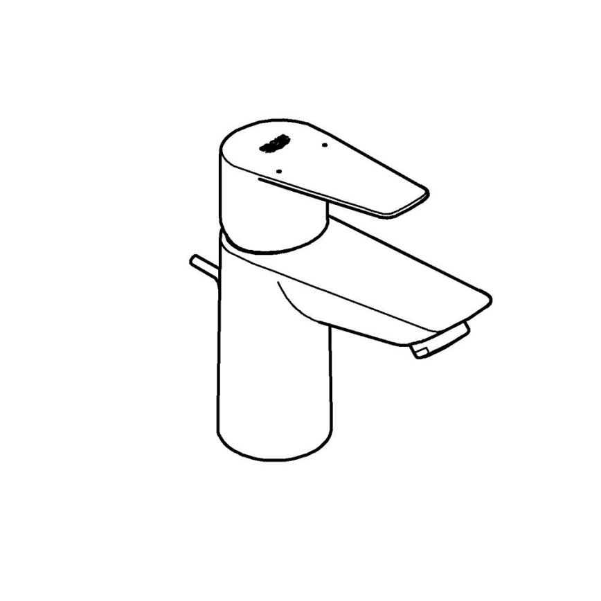 GROHE 32819001 - Håndvaskarmatur BAUEDGE 147 mm poleret krom