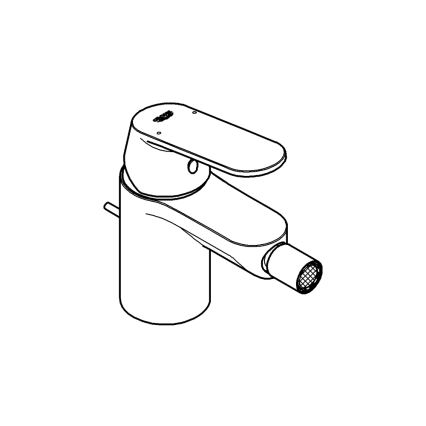 GROHE 32839000 - Bidetbatteri EUROSMART COSMOPOLITAN størrelse S, poleret krom