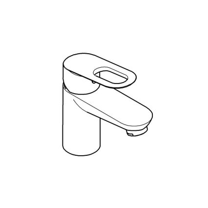 GROHE 32857000 - Stående ventil BAULOOP DN 15, poleret krom