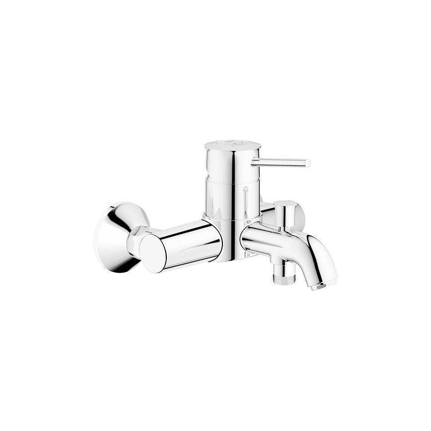 GROHE 32865000 - Badekarbatteri BAUCLASSIC DN 15 poleret krom