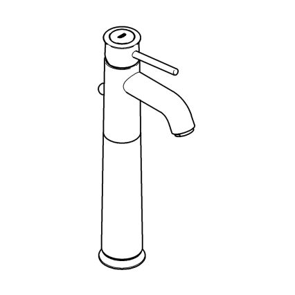 GROHE 32868000 - Håndvaskarmatur BAUCLASSIC DN 15, blank krom