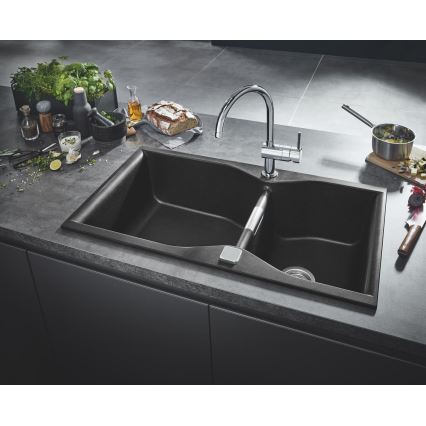 GROHE 32917000 - Køkkenbatteri A 356 mm blank krom