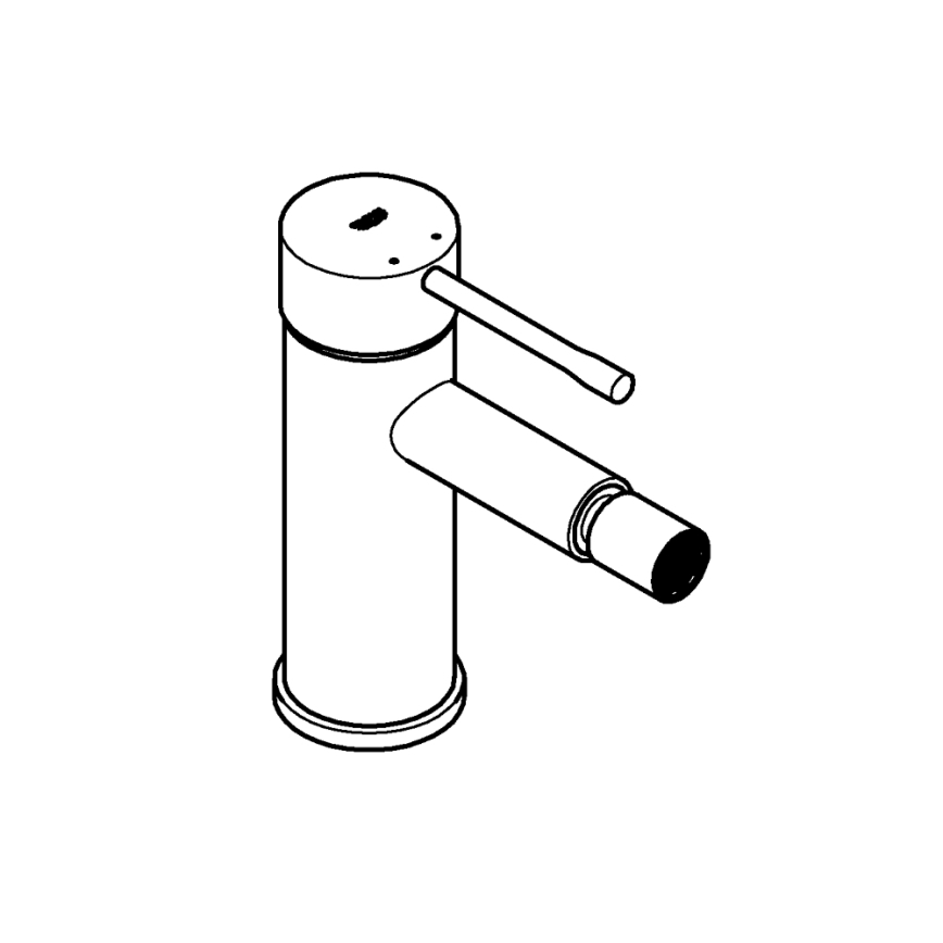 GROHE 32934001 - Bidetarmatur ESSENCE DN 15 blank krom