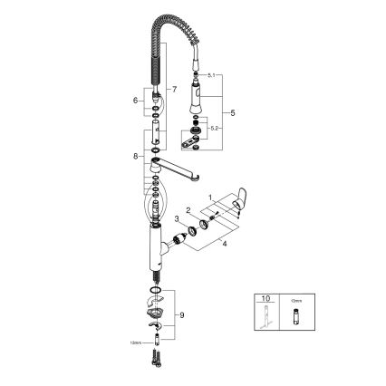 GROHE 32950000 - K7 køkkenarmatur i poleret krom