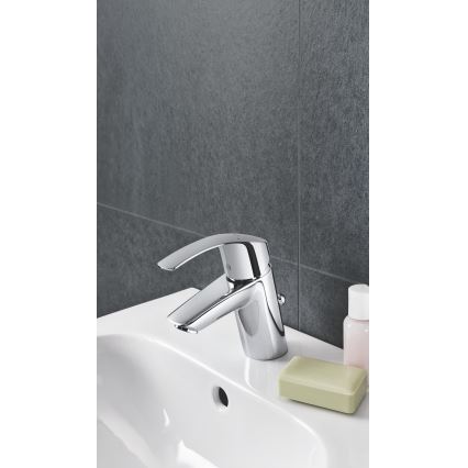 GROHE 33265002 - EUROSMART håndvaskarmatur DN 15, størrelse S, poleret krom
