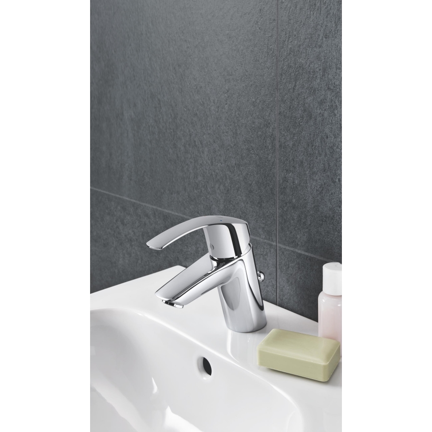 GROHE 33265002 - EUROSMART håndvaskarmatur DN 15, størrelse S, poleret krom