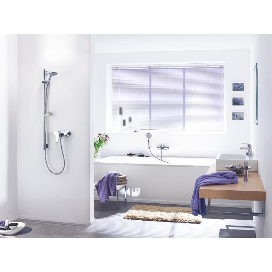GROHE 33395002 - Badekarsæt med blandingsbatteri EURODISC COSMOPOLITAN, blank krom