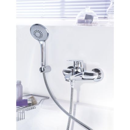 GROHE 33395002 - Badekarsæt med blandingsbatteri EURODISC COSMOPOLITAN, blank krom