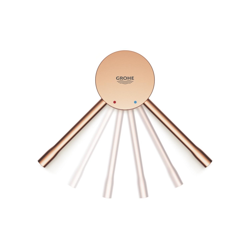 GROHE 33624DL1 - Badekarbatteri ESSENCE 193 mm, børstet kobber