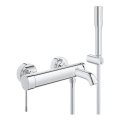 GROHE 33628001 - Badekarssæt med ESSENCE blandingsbatteri DN 15, poleret krom