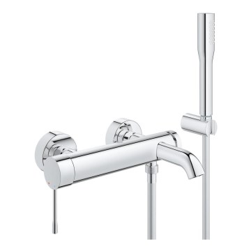 GROHE 33628001 - Badekarssæt med ESSENCE blandingsbatteri DN 15, poleret krom