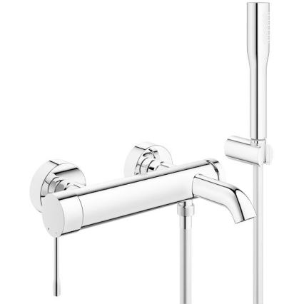 GROHE 33628001 - Badekarssæt med ESSENCE blandingsbatteri DN 15, poleret krom