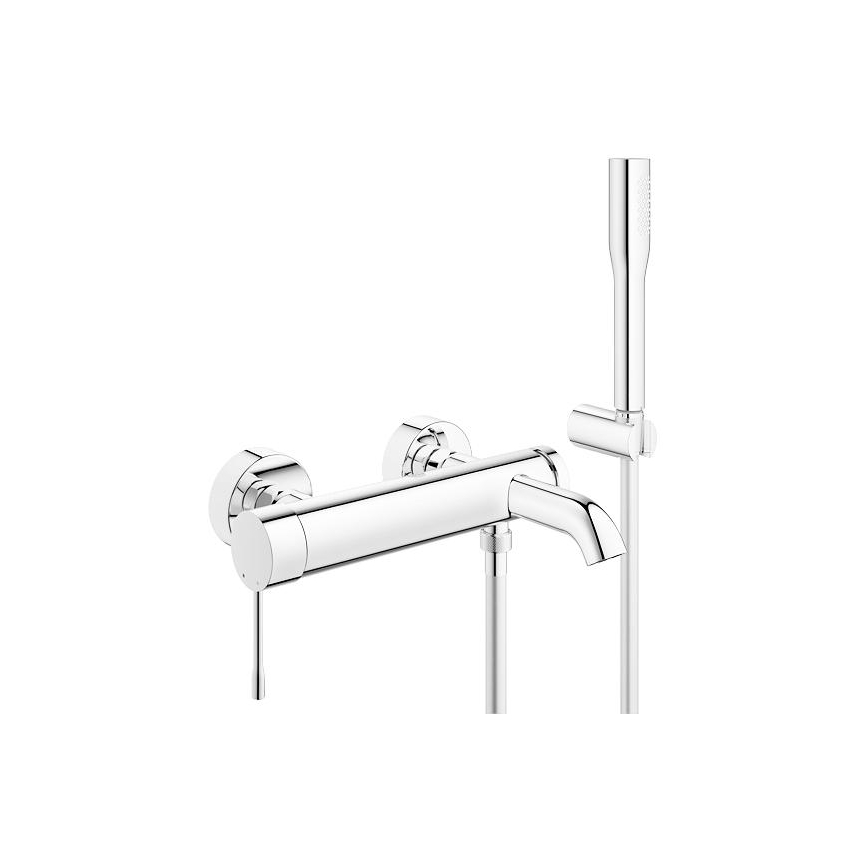 GROHE 33628001 - Badekarssæt med ESSENCE blandingsbatteri DN 15, poleret krom