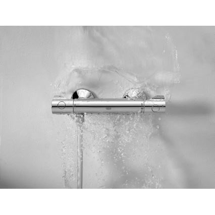 GROHE 34558000 - Termostatisk brusebatteri GROHTHERM 800 DN 15 blank krom