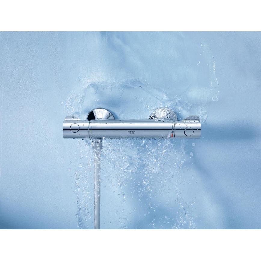 GROHE 34558000 - Termostatisk brusebatteri GROHTHERM 800 DN 15 blank krom