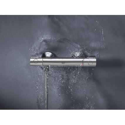GROHE 34558000 - Termostatisk brusebatteri GROHTHERM 800 DN 15 poleret krom
