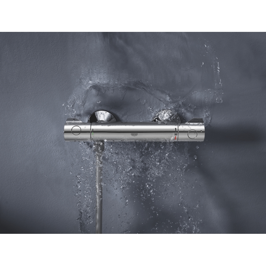 GROHE 34558000 - Termostatisk brusebatteri GROHTHERM 800 DN 15 poleret krom