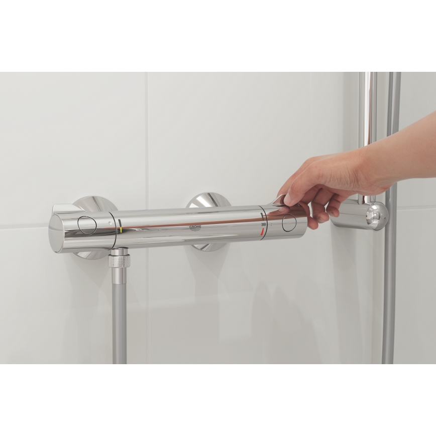 GROHE 34558000 - Termostatisk brusebatteri GROHTHERM 800 DN 15 poleret krom