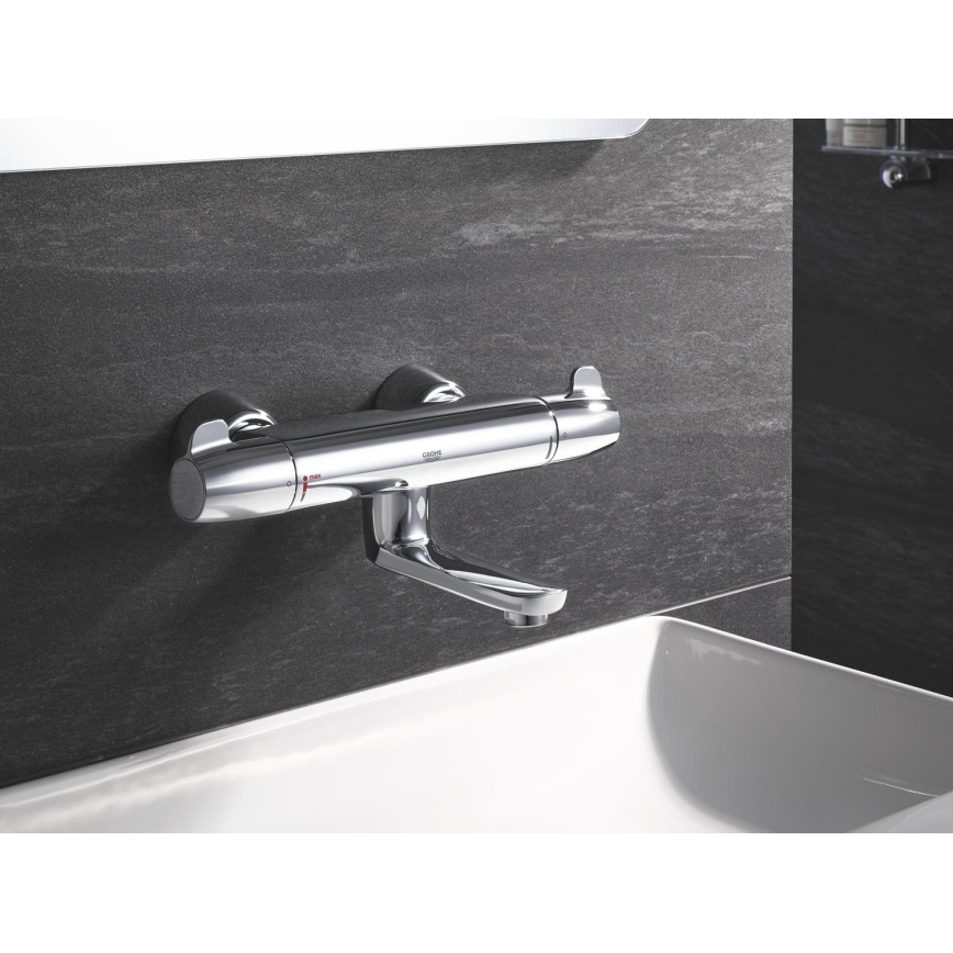 GROHE 34666000 - Termostatisk medicinsk armatur DN 15 i poleret krom