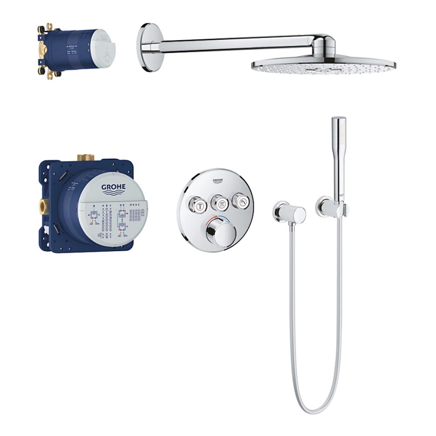 GROHE 34709000 - Brusesæt SMARTCONTROL Perfect i poleret krom