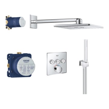 GROHE 34712000 - Brusesæt SMARTCONTROL 310 × 310 mm poleret krom