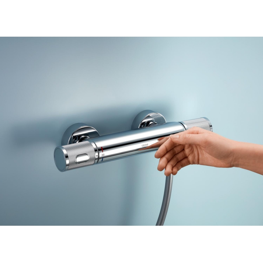 GROHE 34791001 - PRECISION FEEL termostatisk brusesæt 600 mm, krom