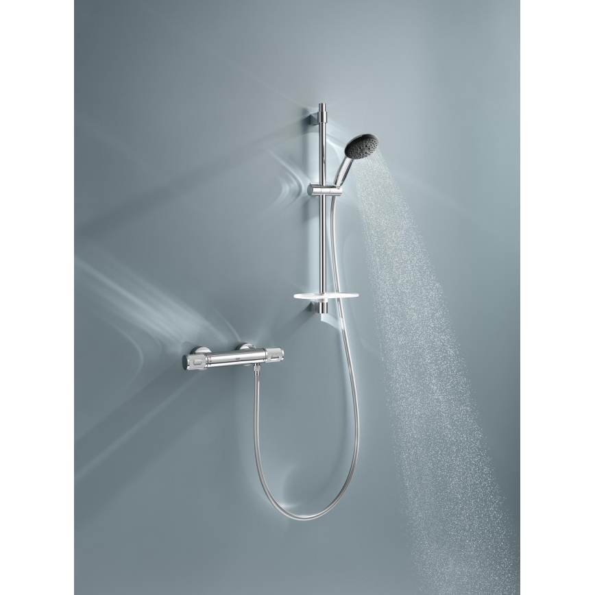 GROHE 34791001 - PRECISION FEEL termostatisk brusesæt 600 mm, krom