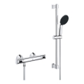 GROHE 34800001 - Brusesæt med termostatisk brusearmatur PRECISION FLOW 600 mm, poleret krom