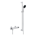 GROHE 34805001 - Brusesæt med termostatisk armatur PRECISION FLOW DN 15 i poleret krom
