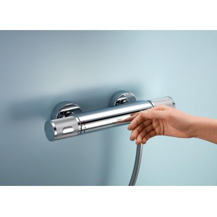 GROHE 34853001 - termostatisk brusebatteri PRECISION FEEL + 90 cm brusesæt, forkromet