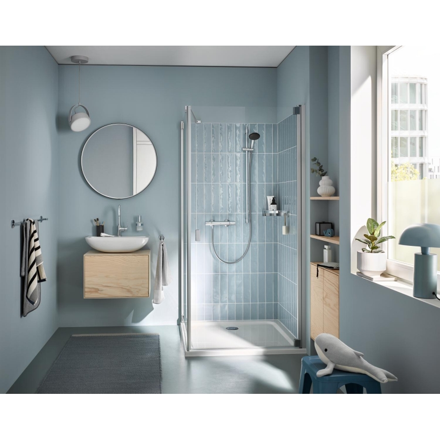 GROHE 34854001 - Brusesæt med termostatisk armatur PRECISION START 900 mm poleret krom