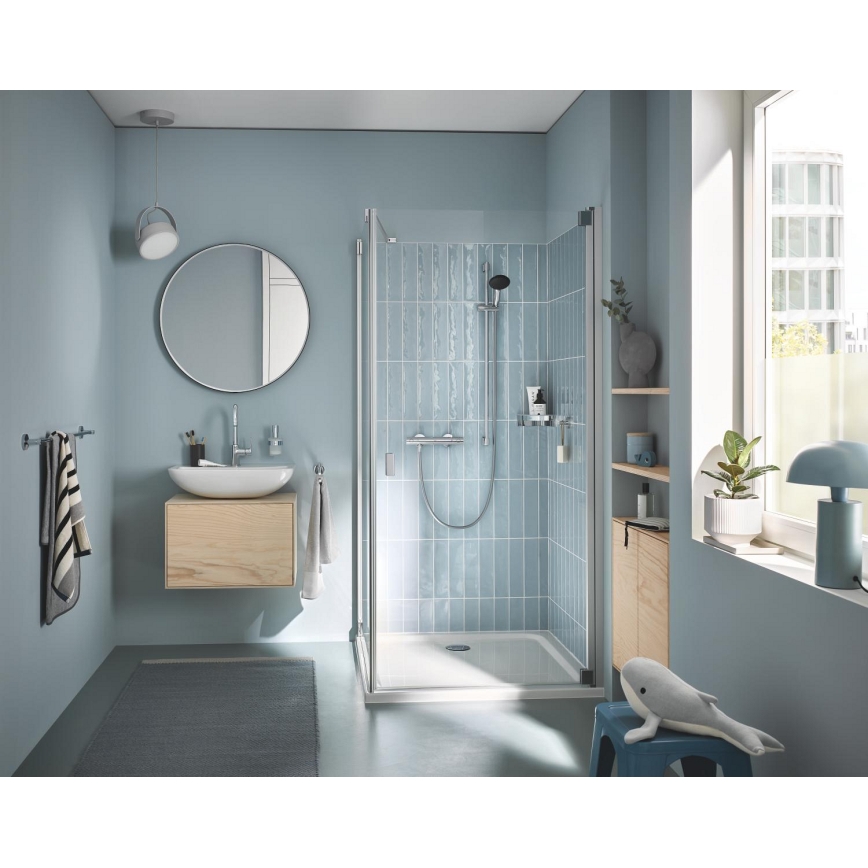GROHE 34857000 - Brusesæt med termostatisk armatur PRECISION GET 12” blank krom