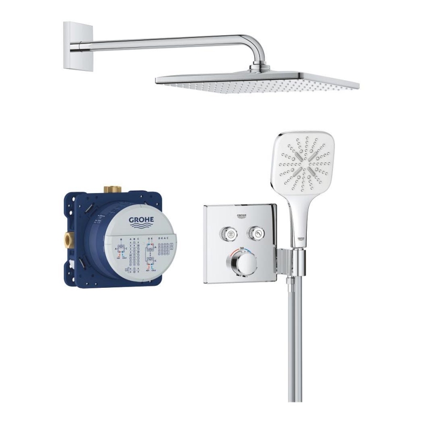GROHE 34876000 - Brusesystem PRECISION SMARTCONTROL 310 × 310 mm forkromet